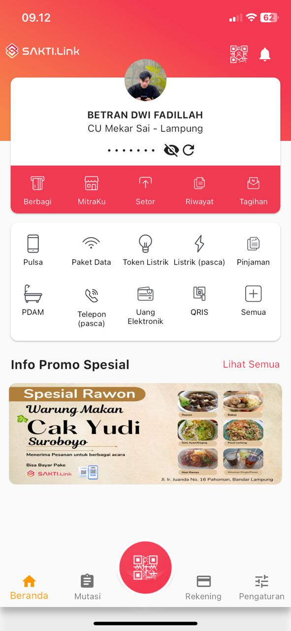 SAKTI.Link Dashboard